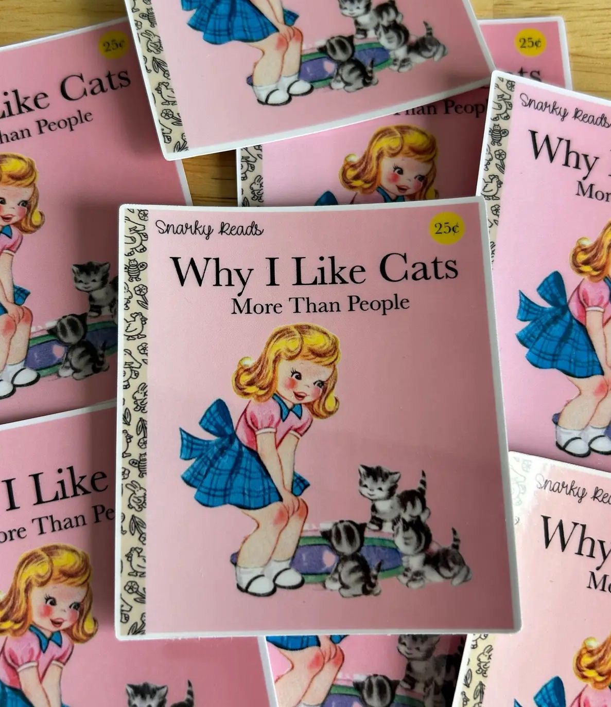 Why I Like Cats More Than People Sticker