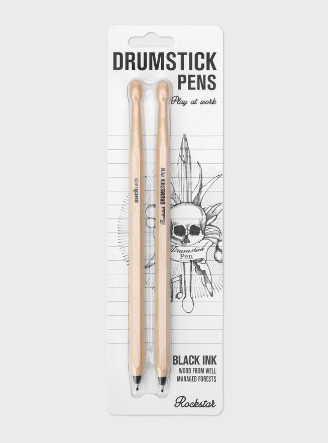 Drumstick Black Ink Pens