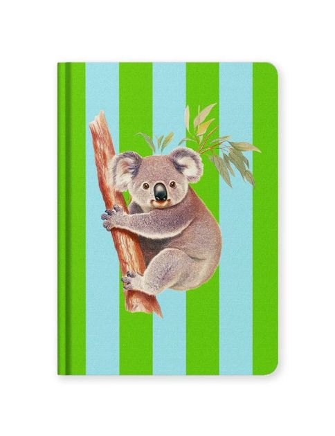 Koala Striped Premium Hardback Notebook