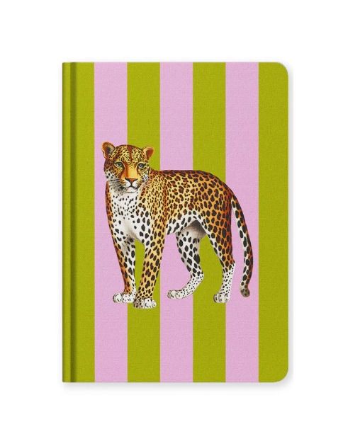 Leopard Striped Premium Hardcover Notebook