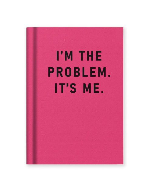 Mini Fabric Hardcover Notebook I’m The Problem It’s Me