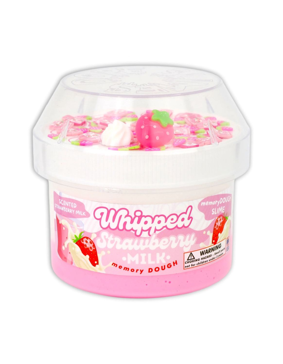 Whipped Strawberry Milk Slime