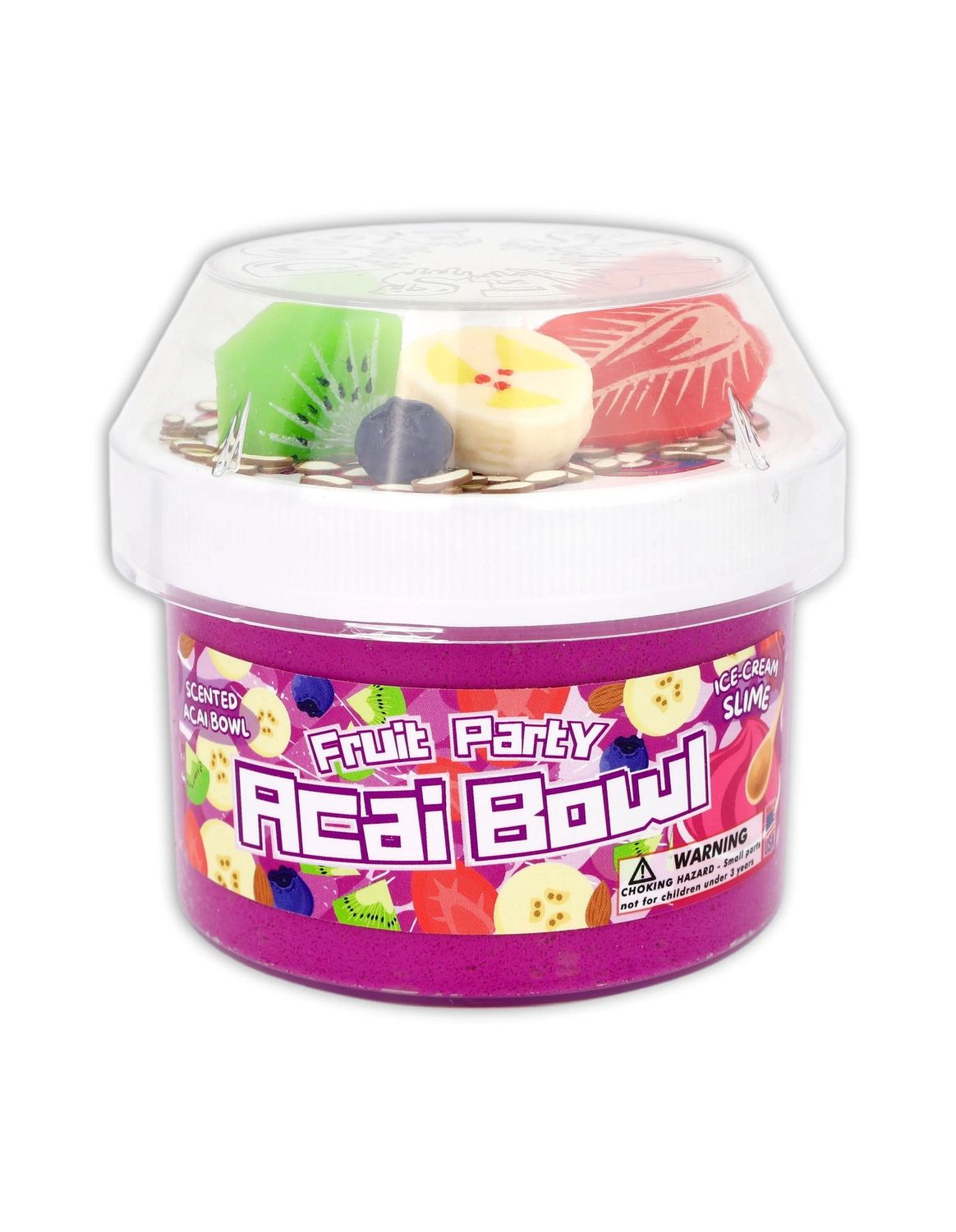 Acai Bowl Fruit Slime