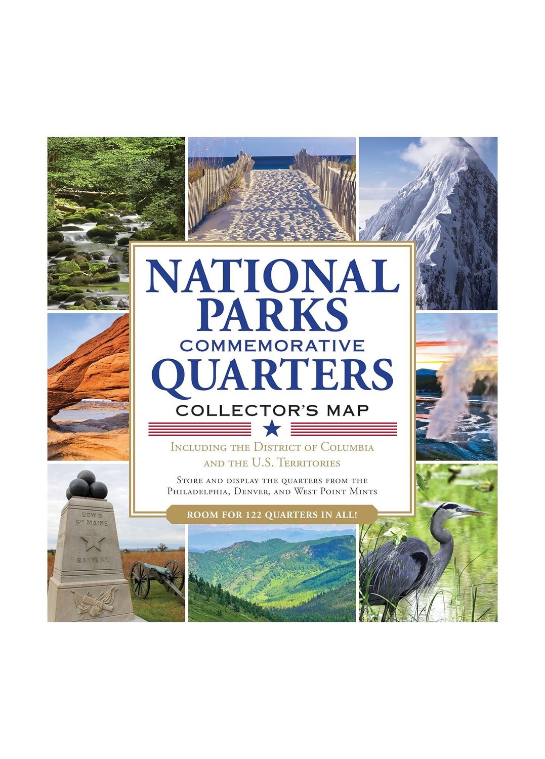 National Parks Quarters Map