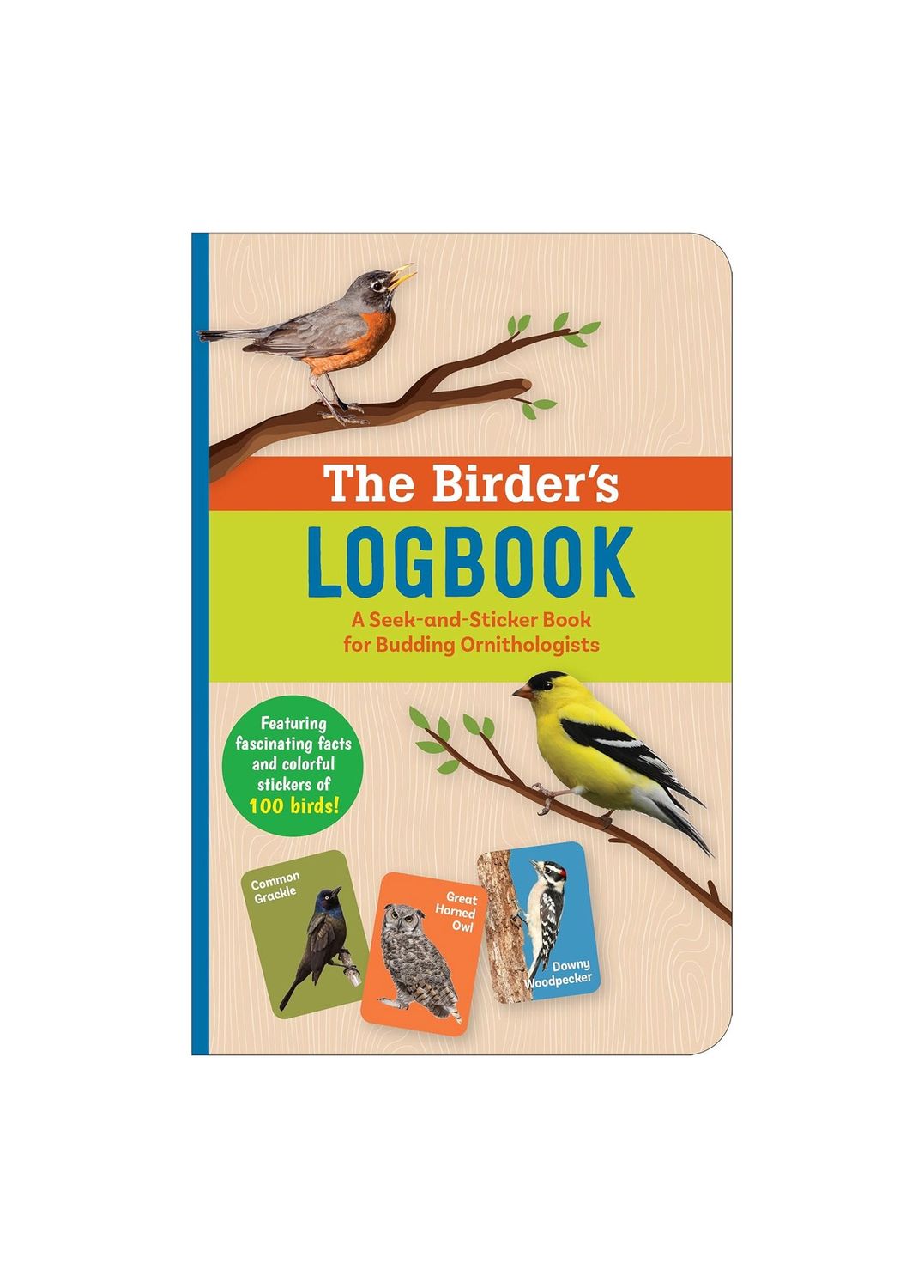The Birders Logbook: A Seek-And-Sticker Paperback Book