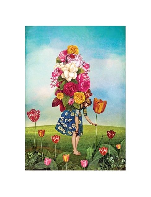Ten of Wands Flowers Card