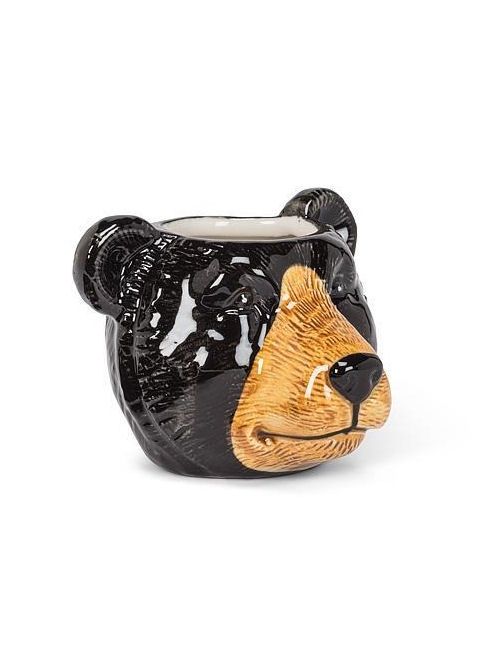 Small Black Bear Planter