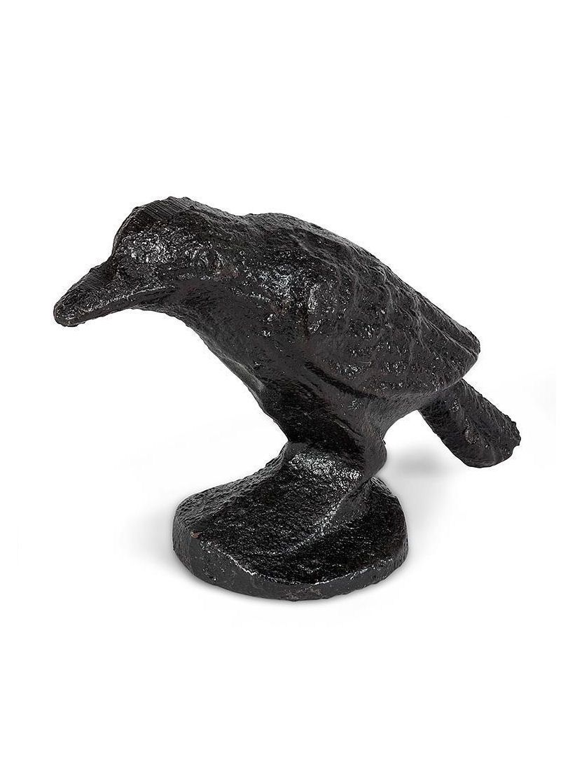 Small Cast Iron Standing Crow