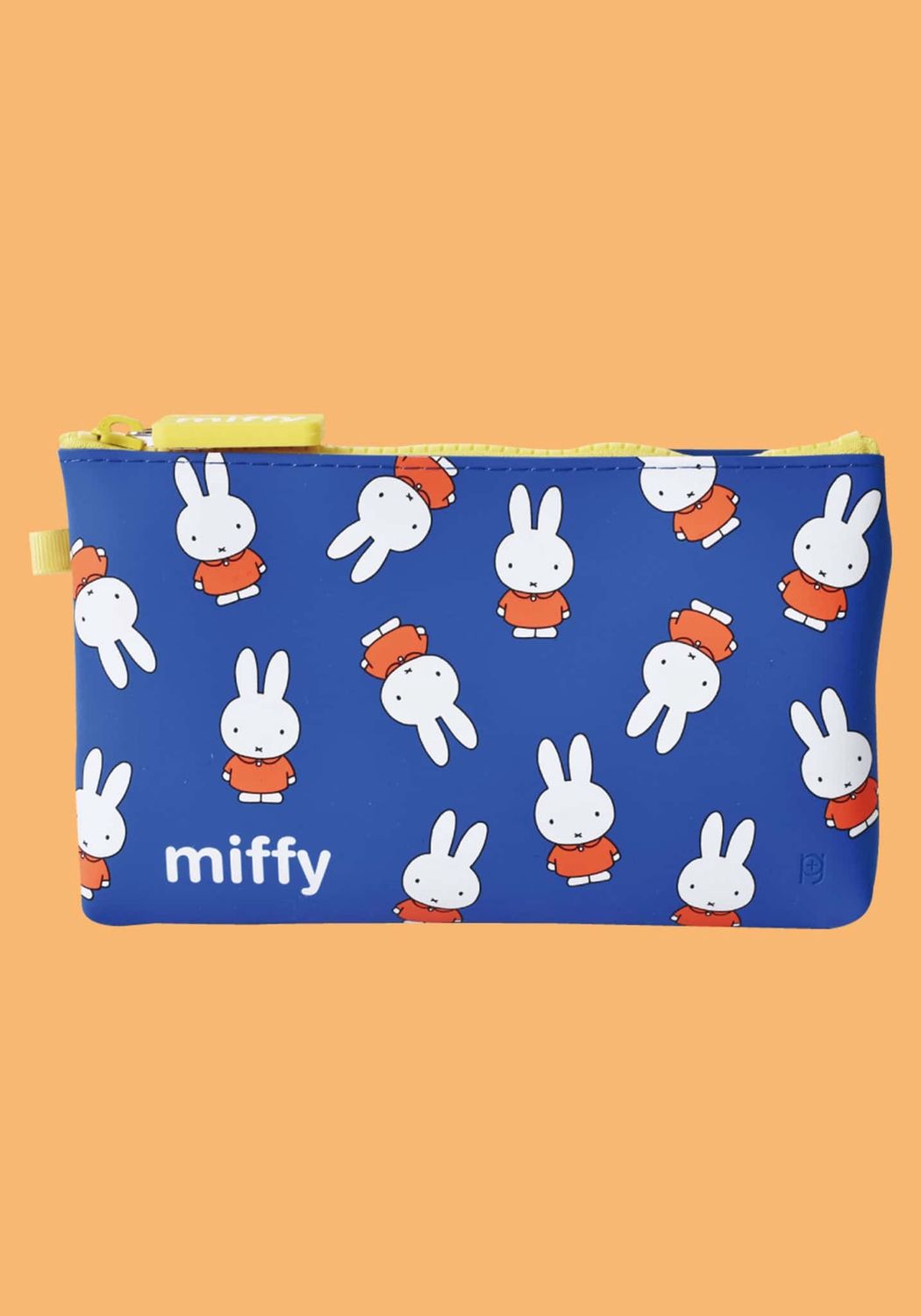 Miffy Blue Silicon Zipper Pouch