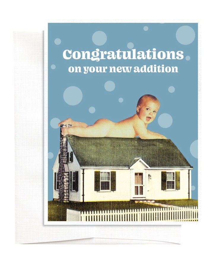 Congrats On Your New Addition Baby Card