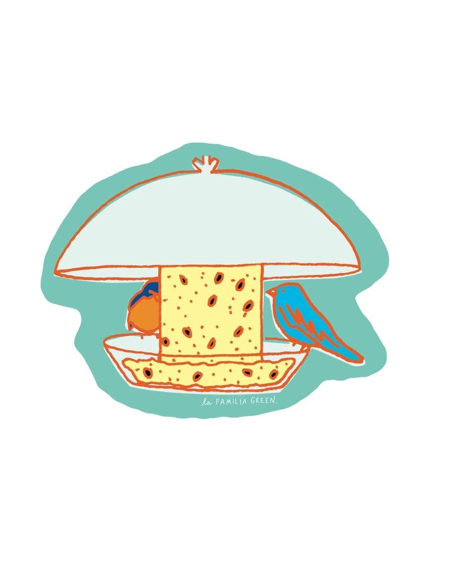 Bird Feeder Sticker