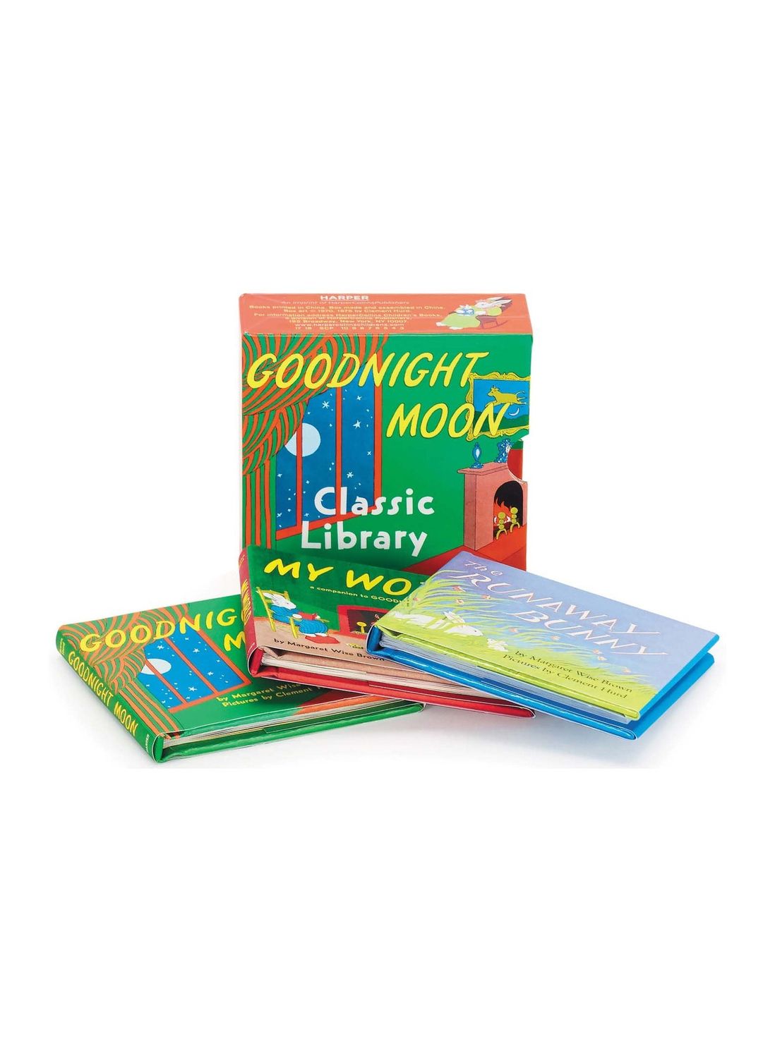 Goodnight Moon Classic Library: Goodnight Moon, The Runaway Bunny, and My World Miniature Edition