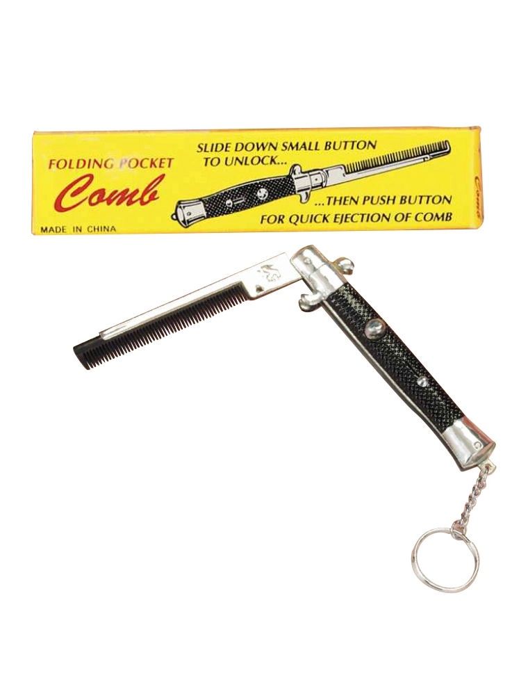 Switchblade Folding Pocket Comb