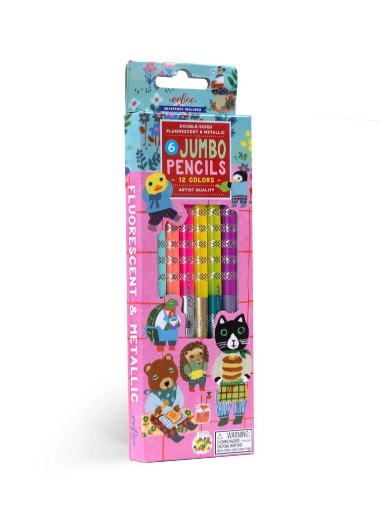 Sweet Celebration 6 Jumbo Pencils