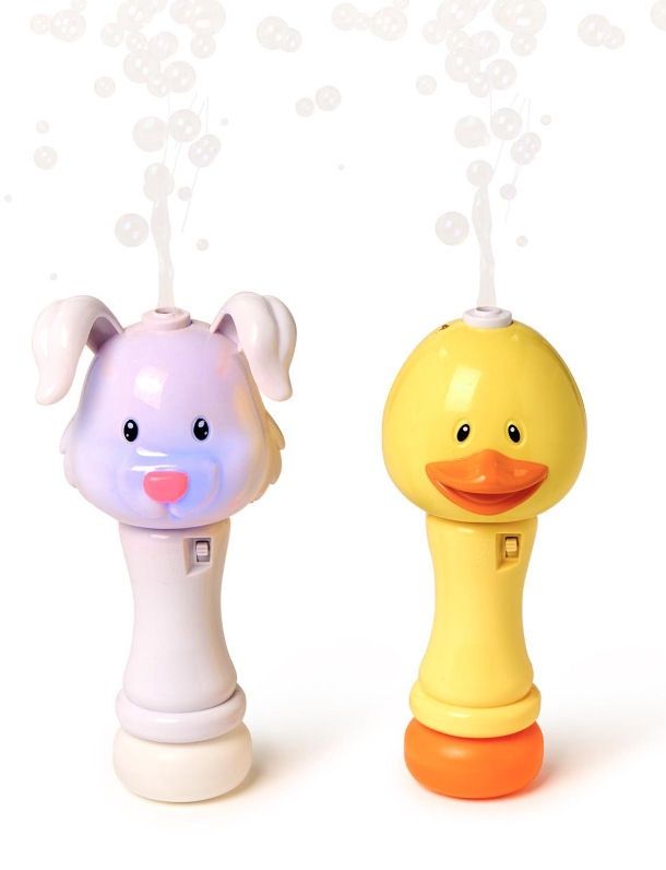 LED Illuminated Animal Bubble Wand Blower