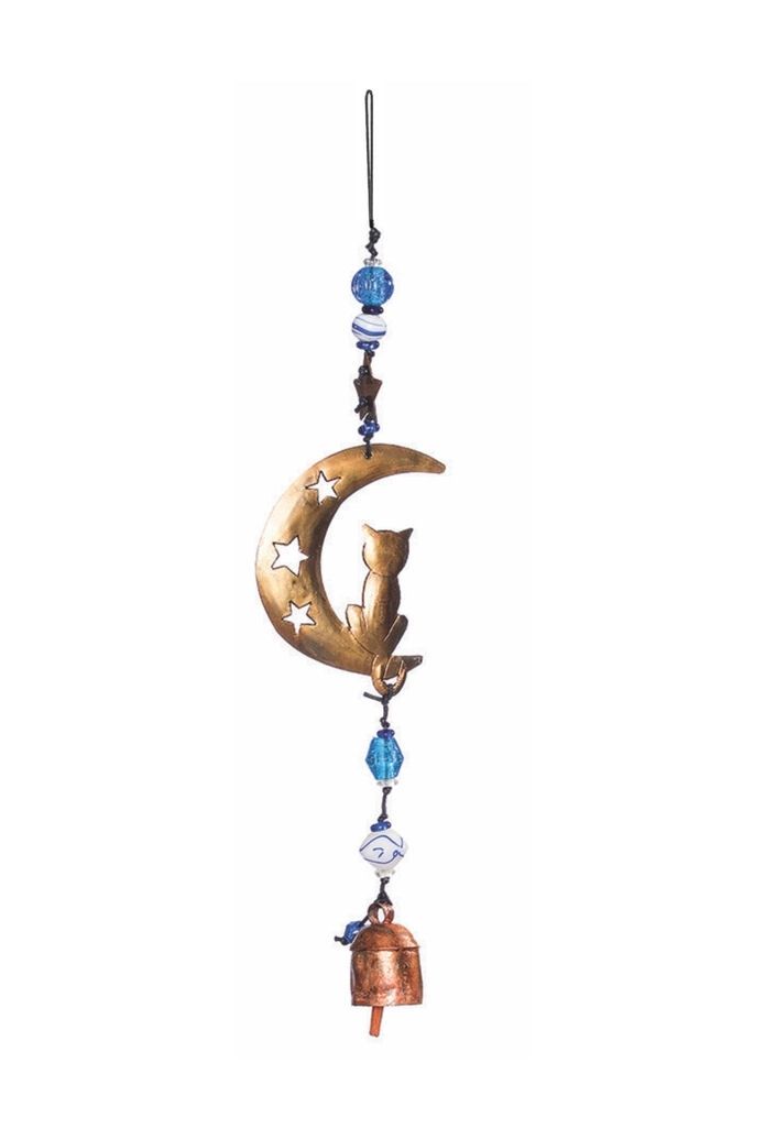 Cat&#39;s Moonight Dreams Star Beads And Bell