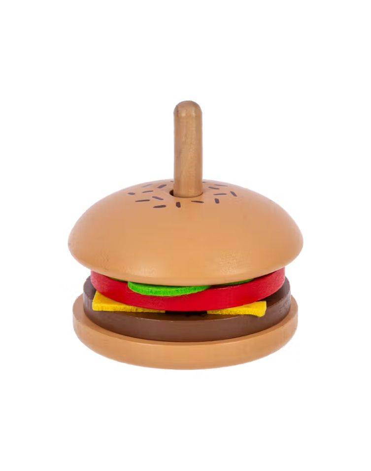 Burger Stacking Game Wooden Toy