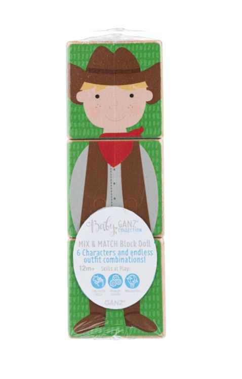 Wooden Mix And Match Boy Doll