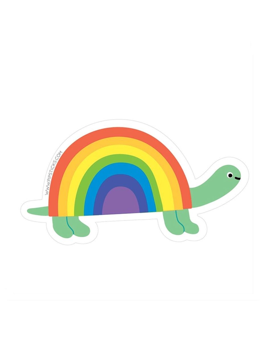 Rainbow Turtle Sticker