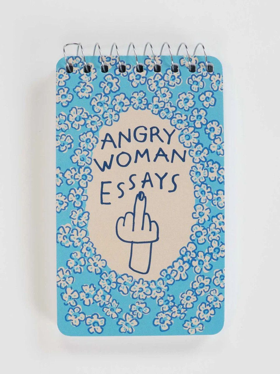 Angry Woman Essays Spiral Bound Notebook