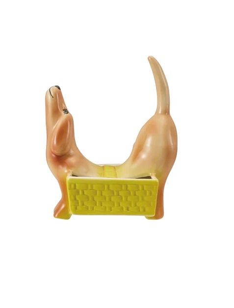 Dog Ceramic Planter And Container