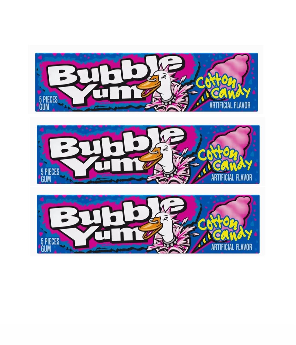Bubble Yum Cotton Candy Gum Pack