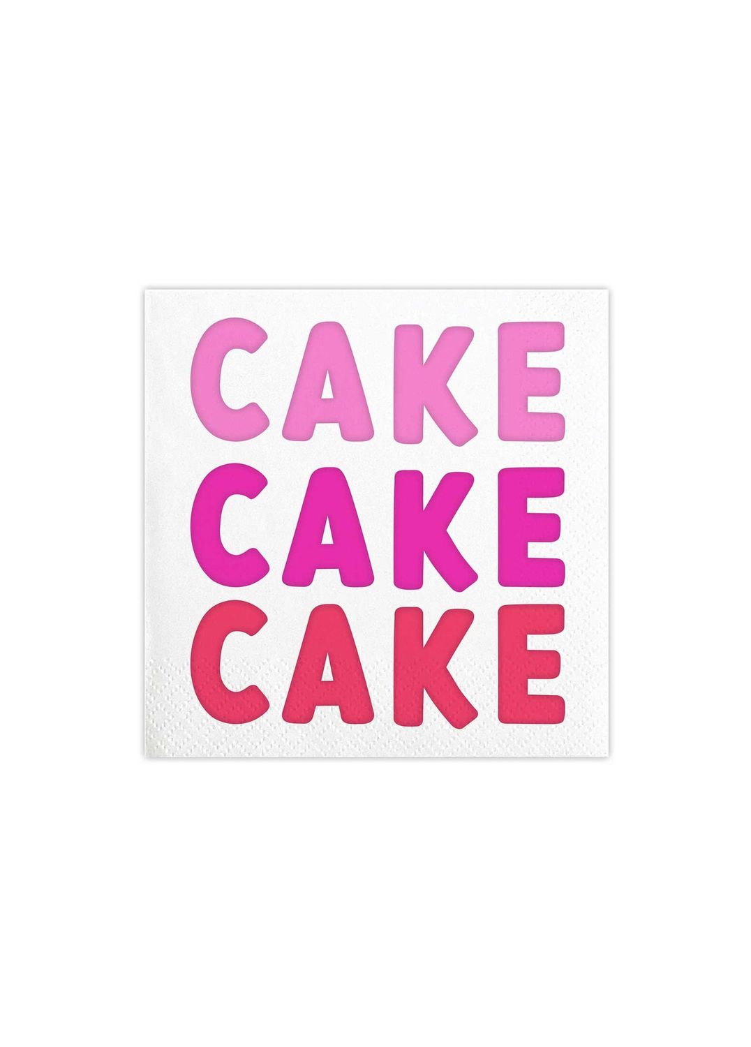Cake Cake Cake Beverage Napkins