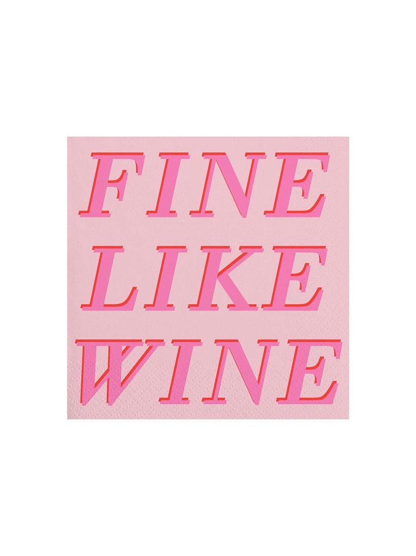 Fine Like Wine Beverage Napkins