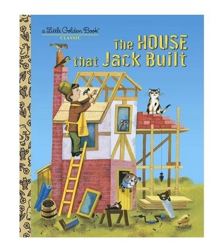 The House That Jack Built Little Golden Hardcover Book LGB