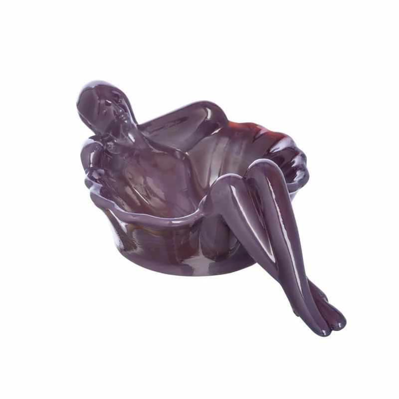 Eggplant Purple Bathing Beauty Soap Dish