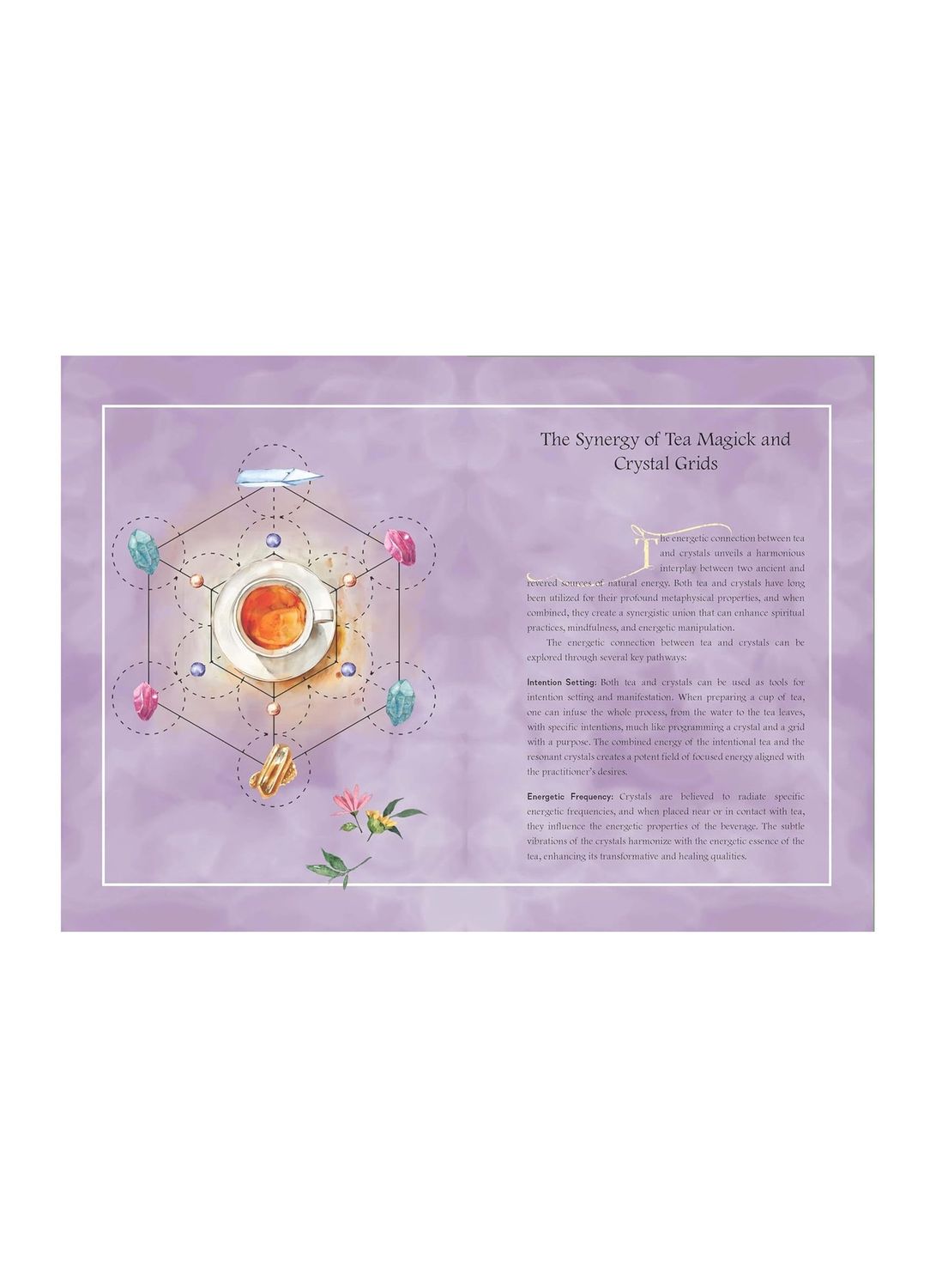 A Tea Witch’s Crystal Brews Hardcover Book