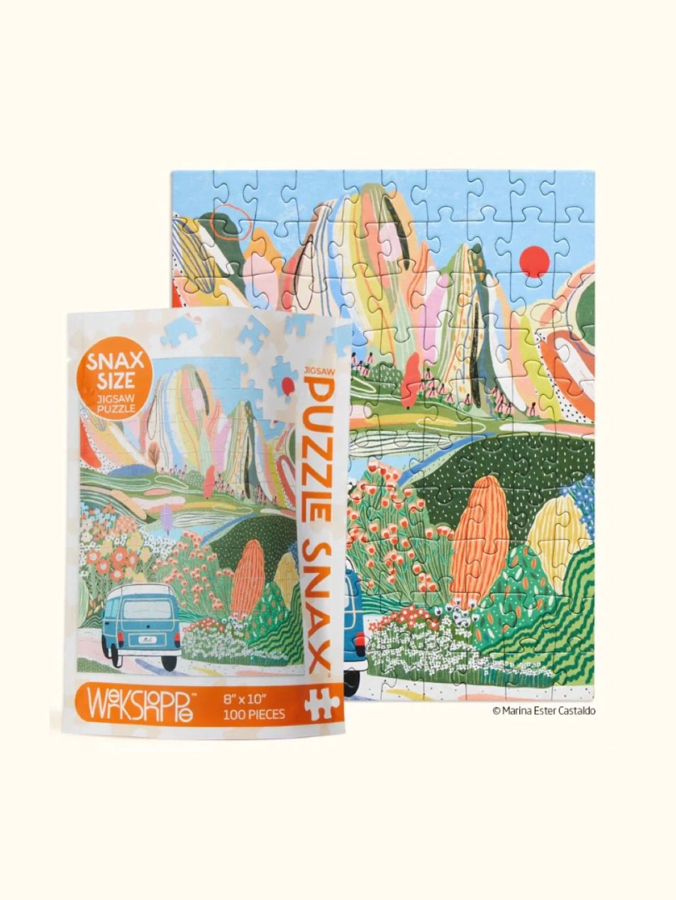 Day Tripping 100 Piece Puzzle Snax