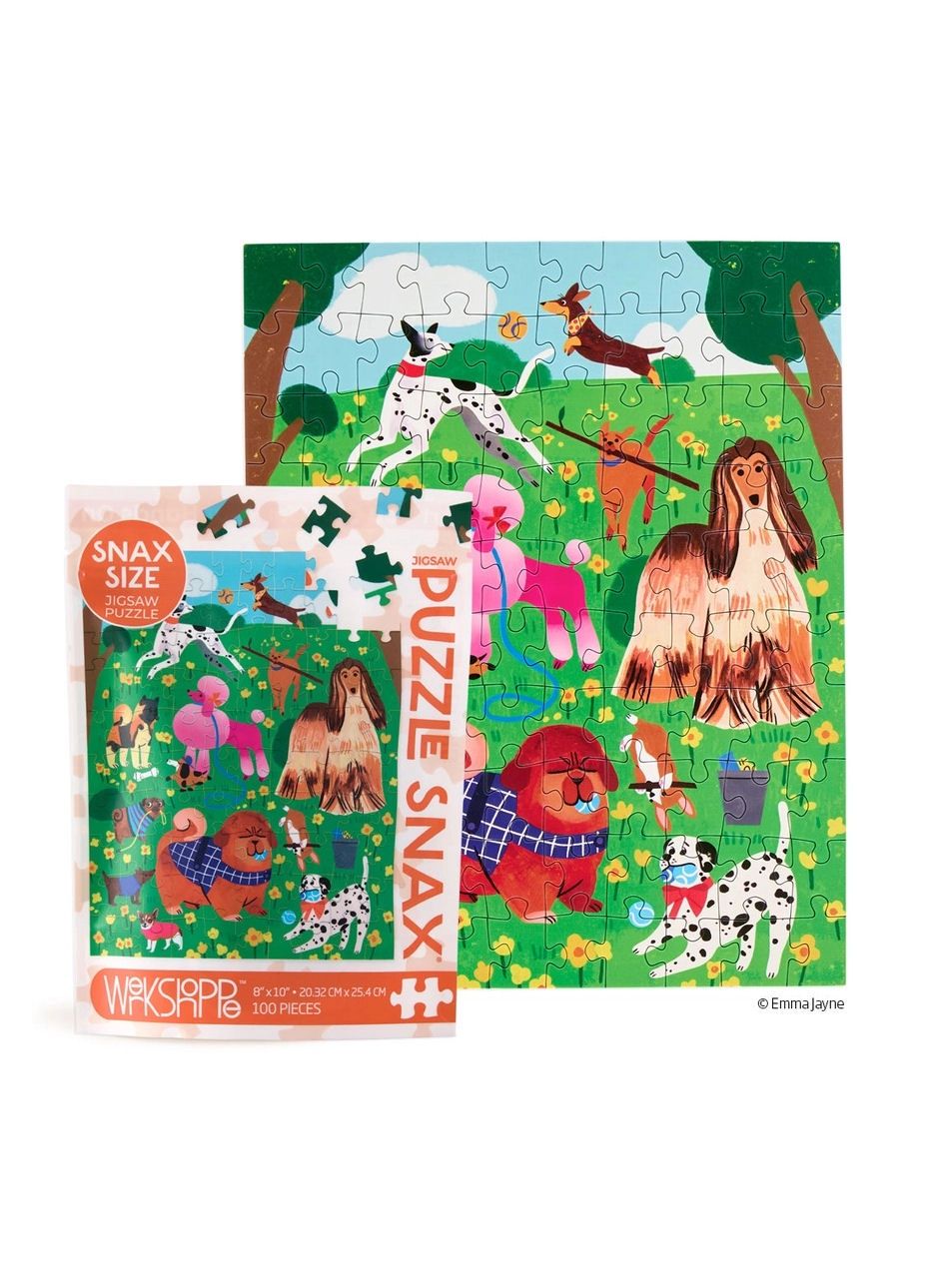 Puppy Park 100 Piece Puzzle Snax