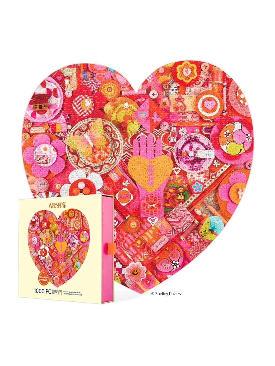 Heart Collage 1000 Piece Puzzle