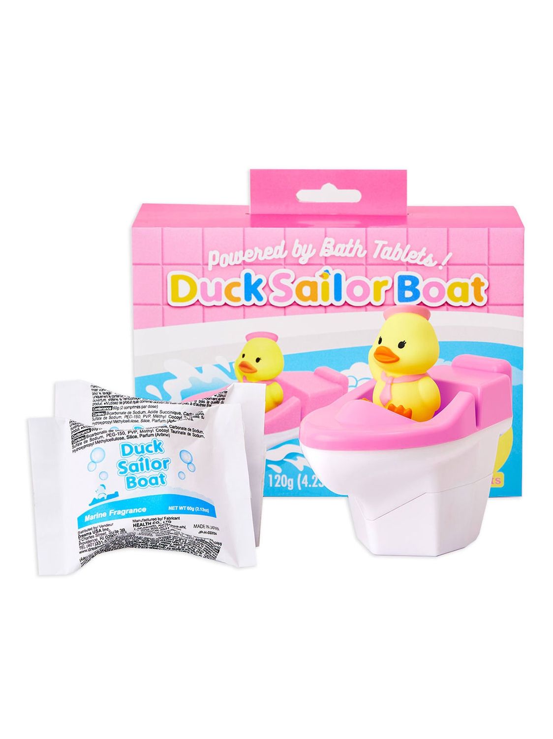 Duck Sailor Pink Boat