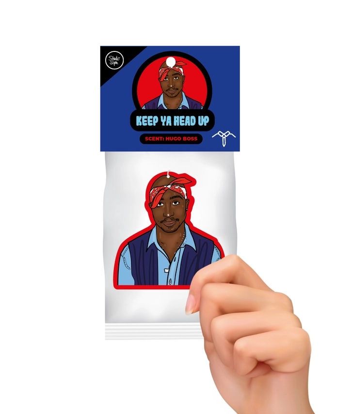 Keep Ya Head Up Tupac Hugo Boss Scent Air Freshener
