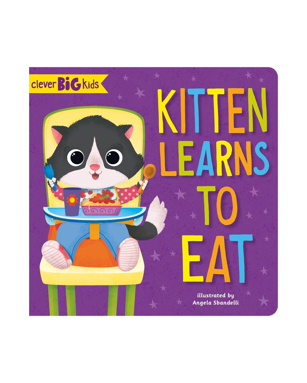 Kitten Learns To Eat Board Book