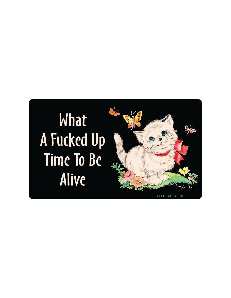 What A Fucked Up Time To Be Alive Sticker