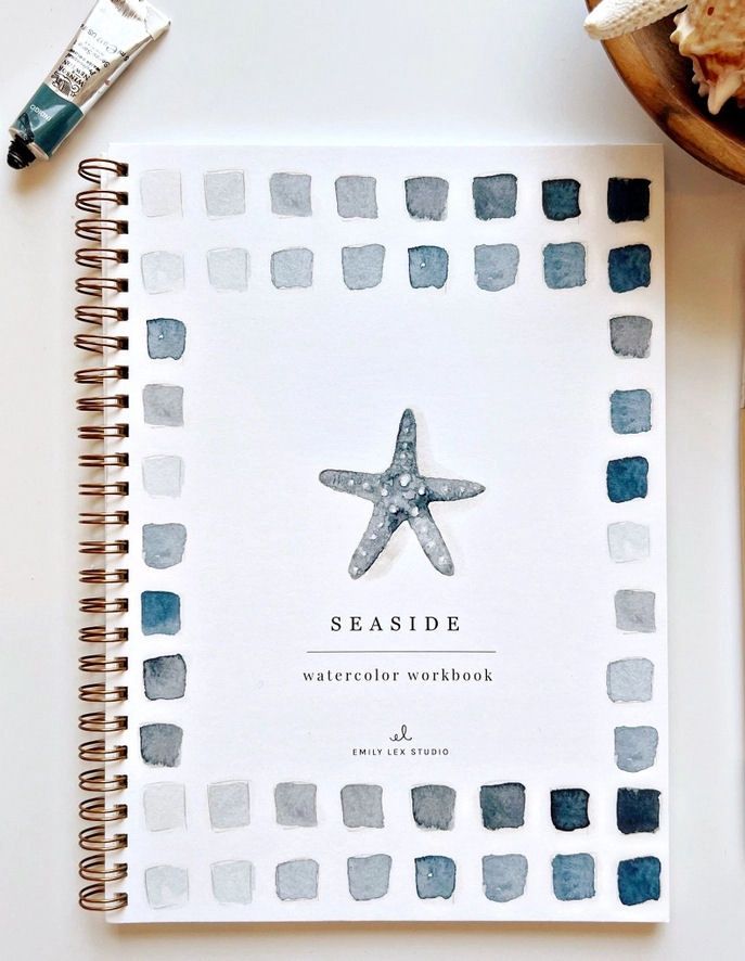 Seaside Watercolor Workbook