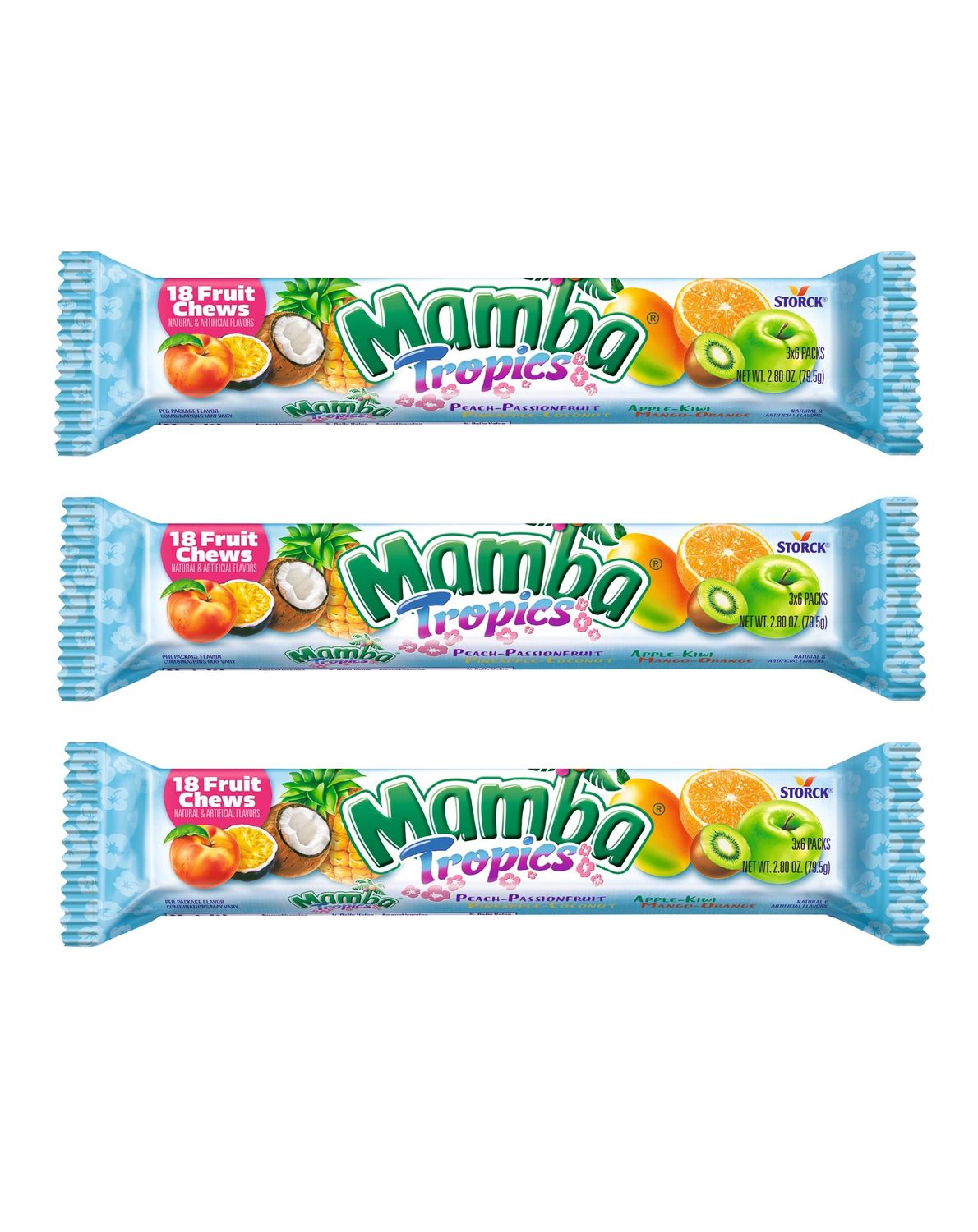 Mamba Tropics Fruit Chews Candy
