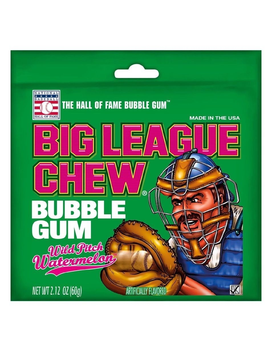 Big League Chew Watermelon Bubble Gum