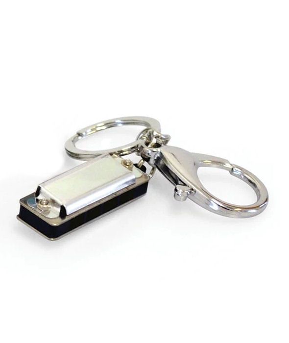 Tiny Campfire Harmonica With Keyring