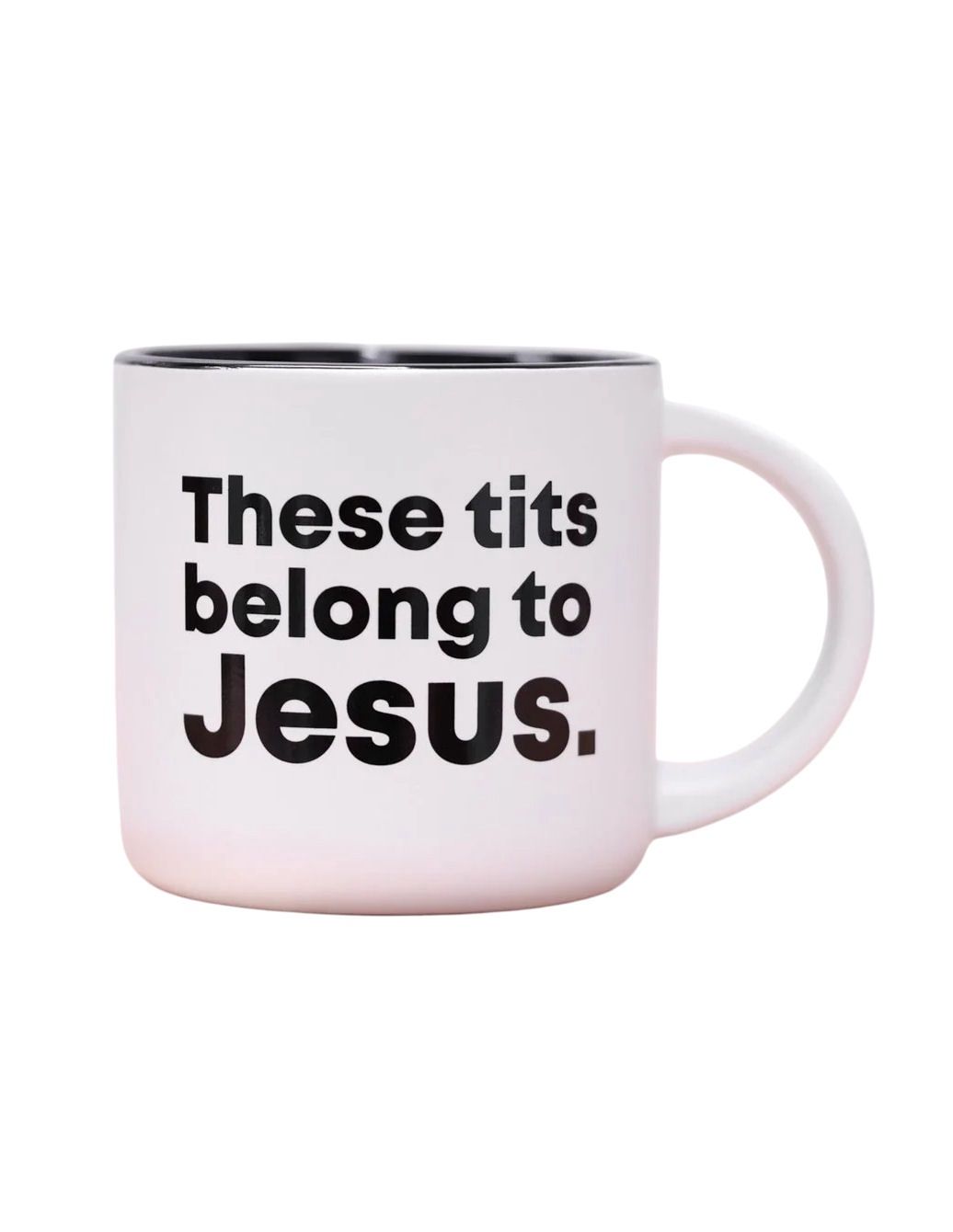 These Tits Belong To Jesus Mug