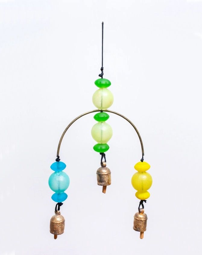 The Frosted Round About Beads And Bells