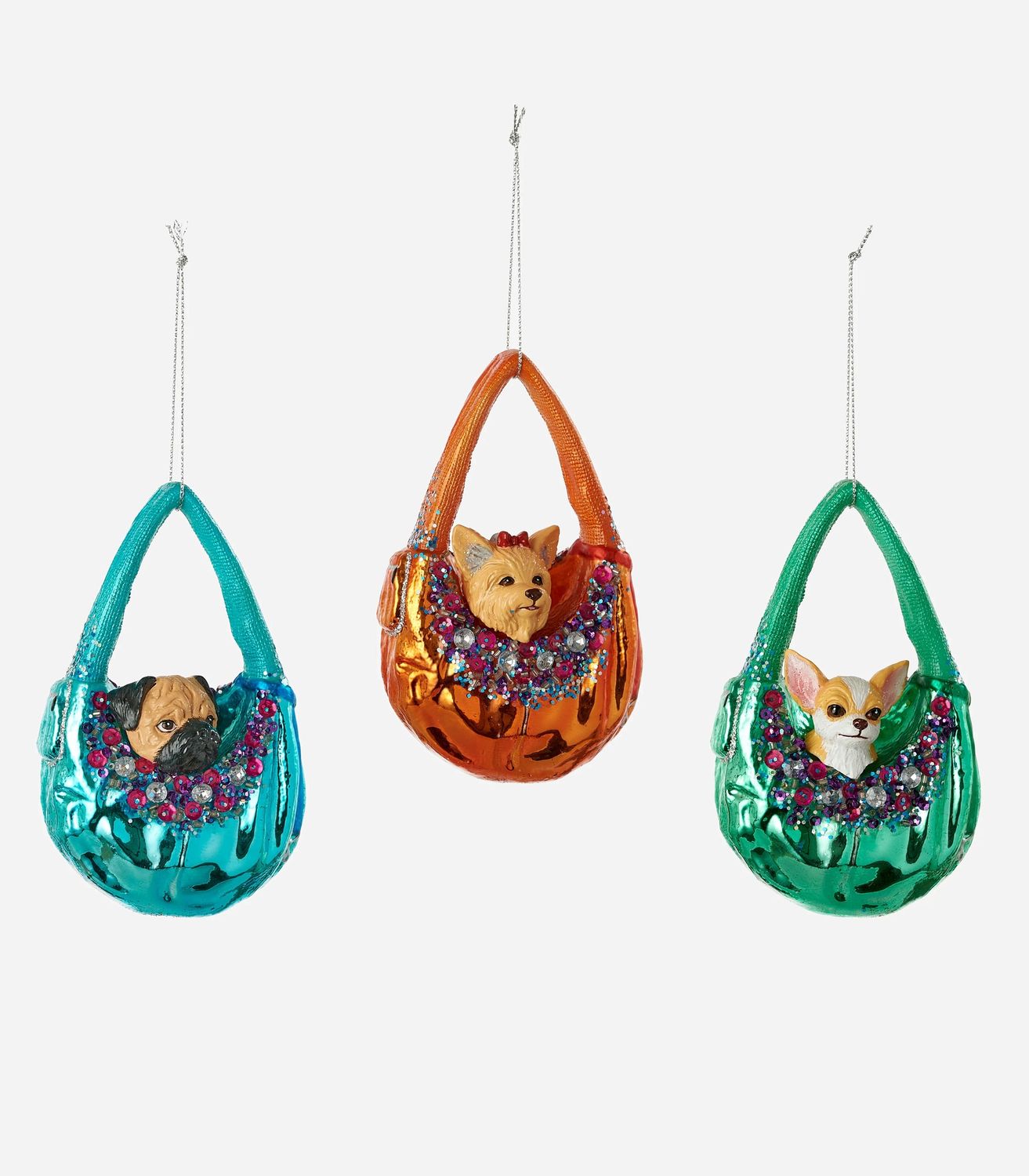 Dog In A Purse Ornament