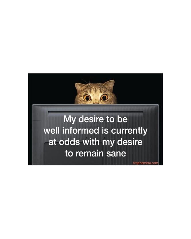 My Desire To Be Well Informed Magnet