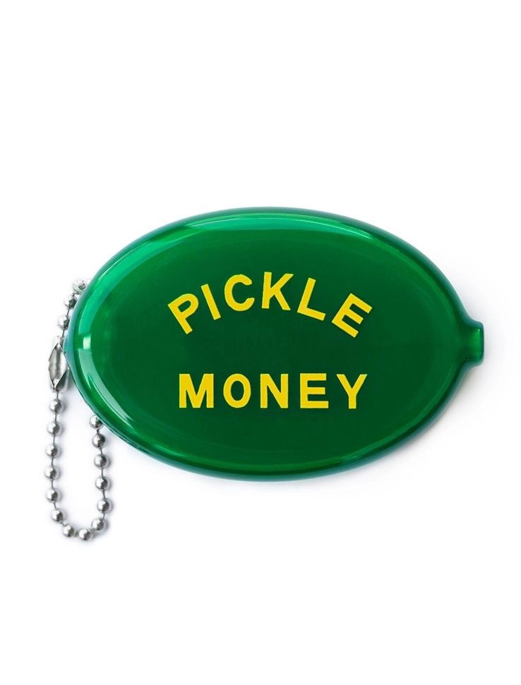 Pickle Money Green Coin Pouch