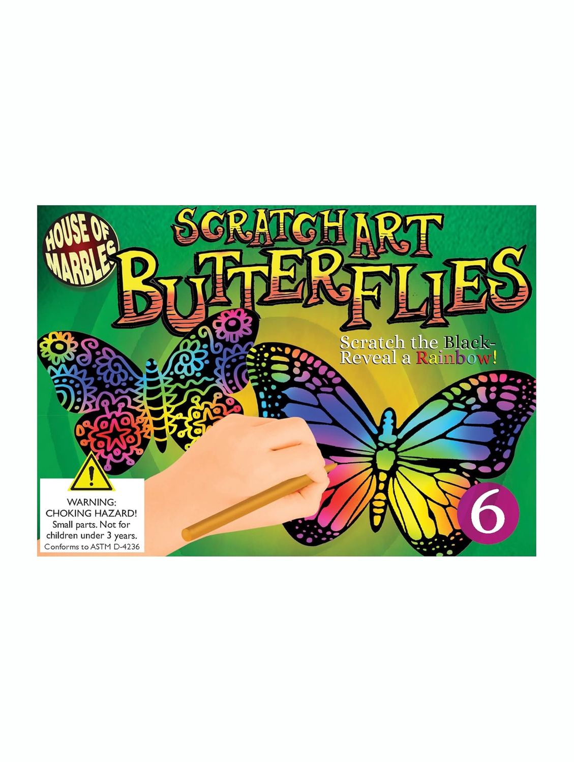 Scratch Art Butterflies