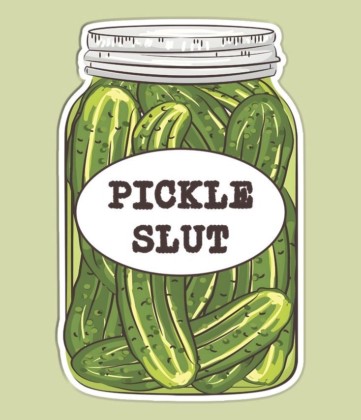 Pickle Slut Pickle Jar Sticker