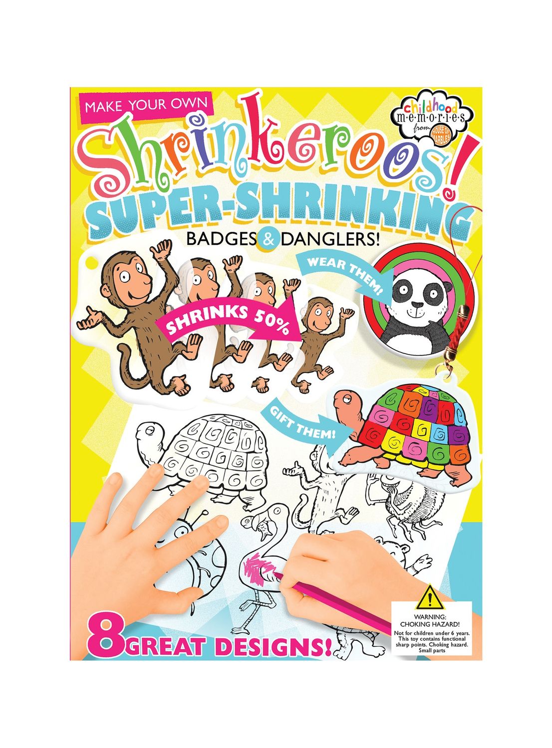 Shrinkaroos Super-Shrinking Badges And Danglers Toy